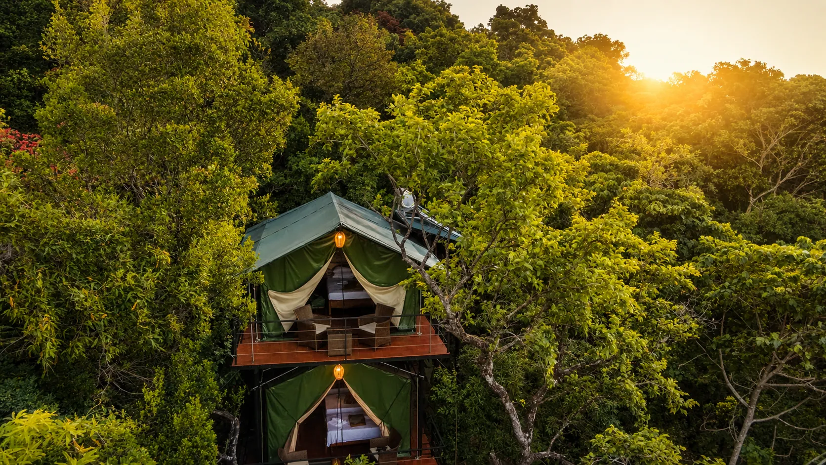 eco-friendly-glamping-tents-golden-hour-belihuloya