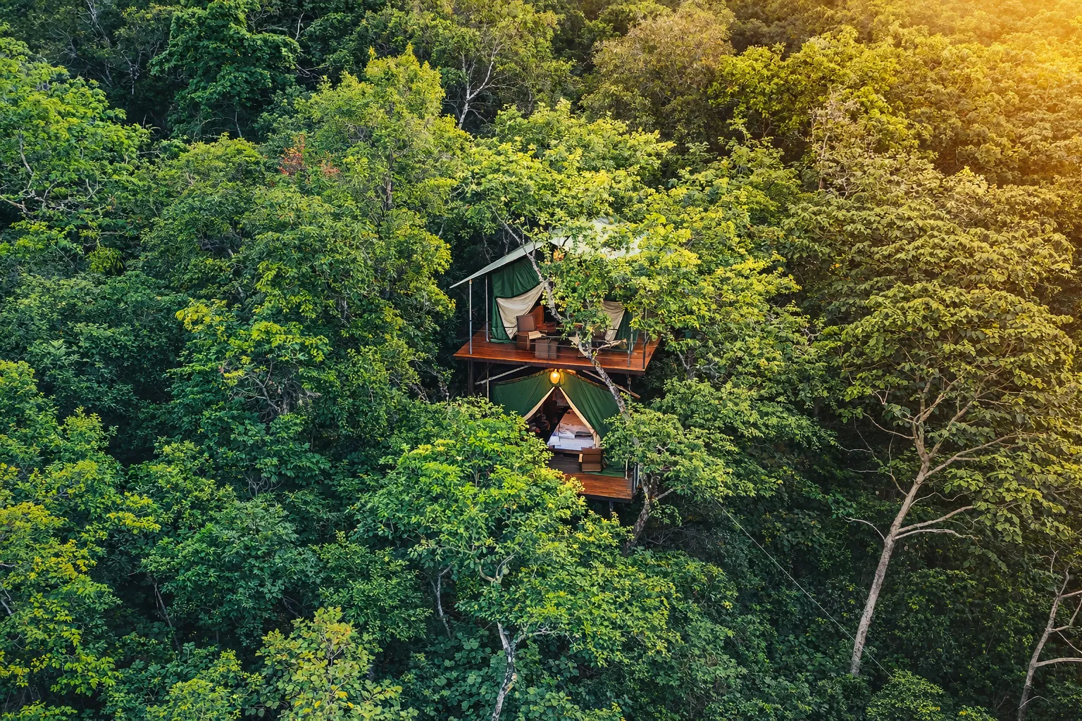 sunset-view-stacked-glamping-tents-nature-resort